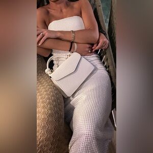 Anthropologie Forever That Girl white sequin Midi Dress